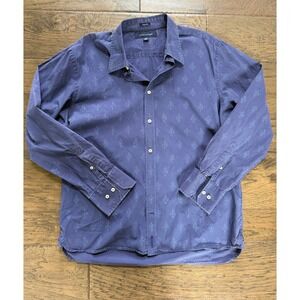 Tommy Hilfiger Custom Fit Long Sleeve Shirt Size Large